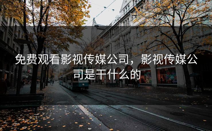 免费观看影视传媒公司，影视传媒公司是干什么的